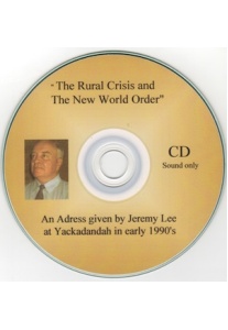 The Rural Crisis and The New World Order (J.Lee)