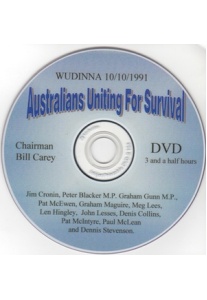 Australians Uniting For Survival, Wuddina (B.Carey)