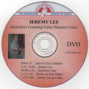 Veritas Books: Australias Looming Disaster Crisis J.Lee