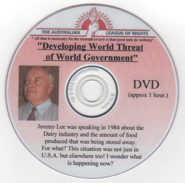 Veritas Books: Developing World Threat of World Government