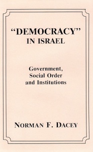 Veritas Books: Democracy in Israel N.F.Dacey
