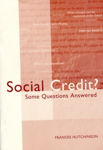 Veritas Books: Social Credit Some Questions Answered F.Hutchinson